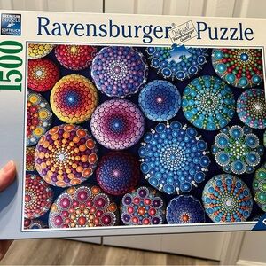 Ravensburger Vibrant Dot Mandala Puzzle - 1500 Pieces